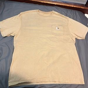 Carhartt shirt, size large, color light brown